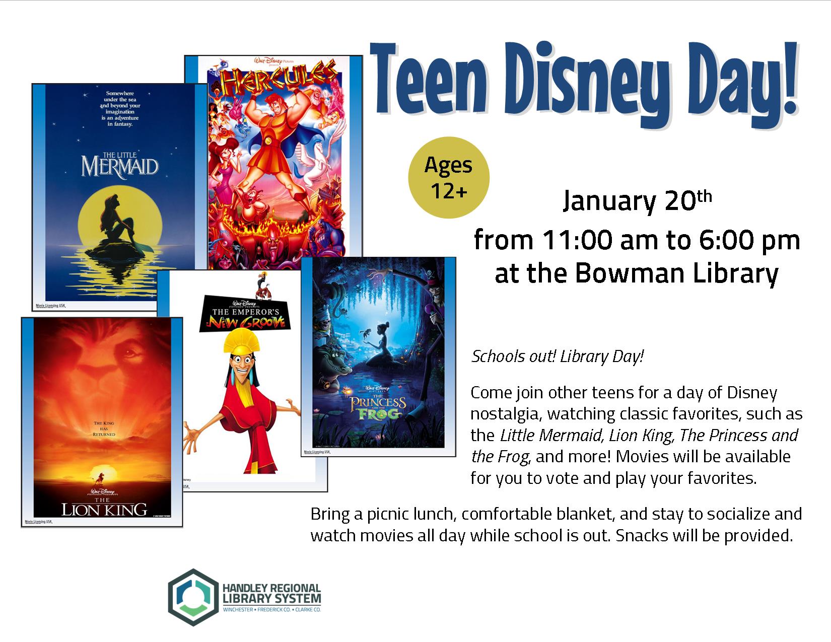Teen Disney Day Poster