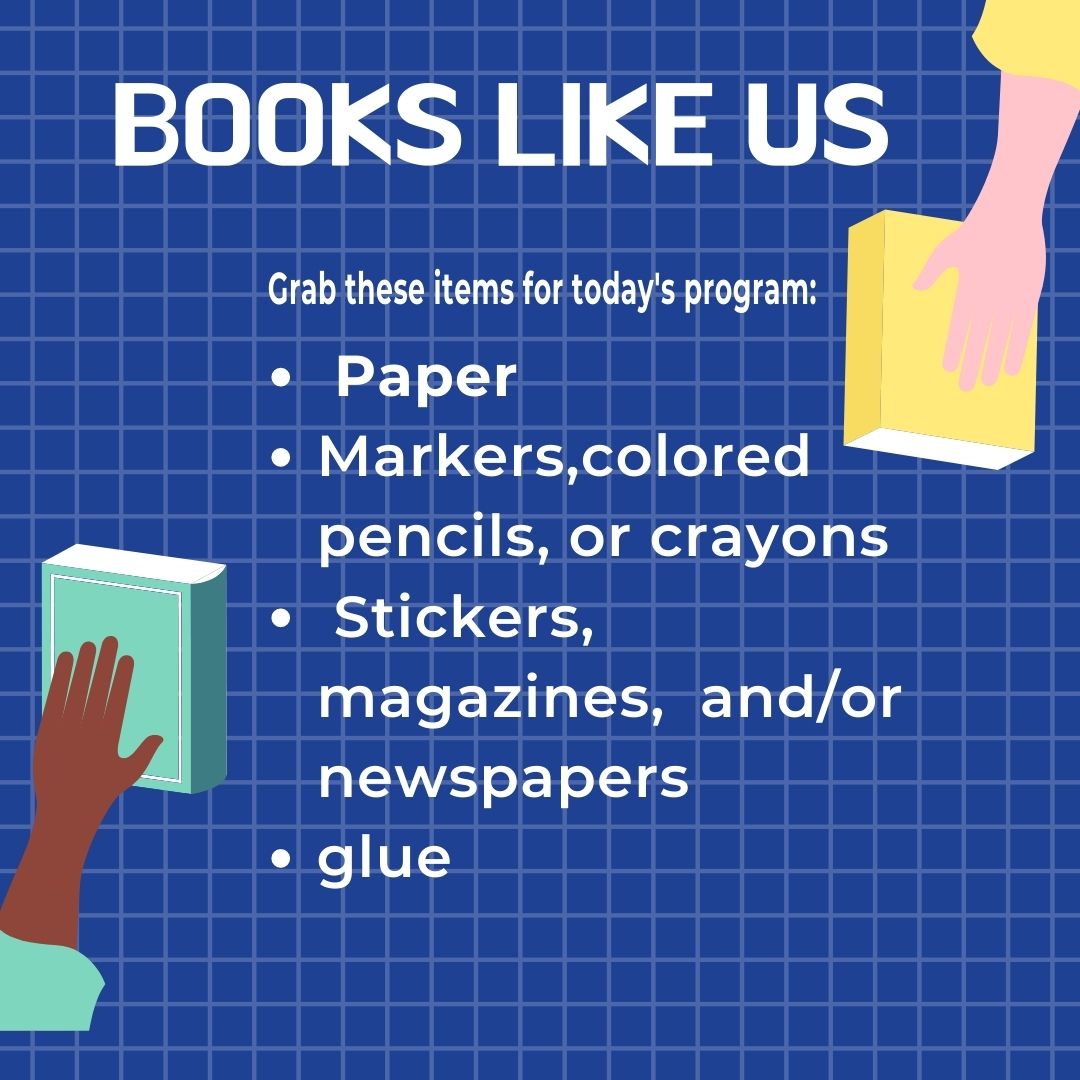 Books Like Us craft supply list