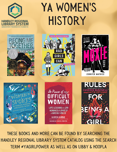 YA Women's History Month Book Covers