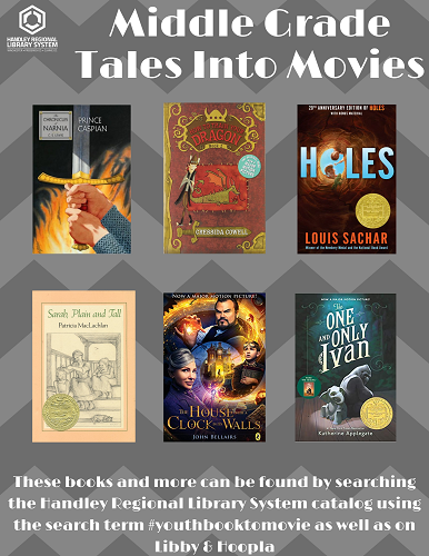 Middle Grade Tales Into Movies Book Covers