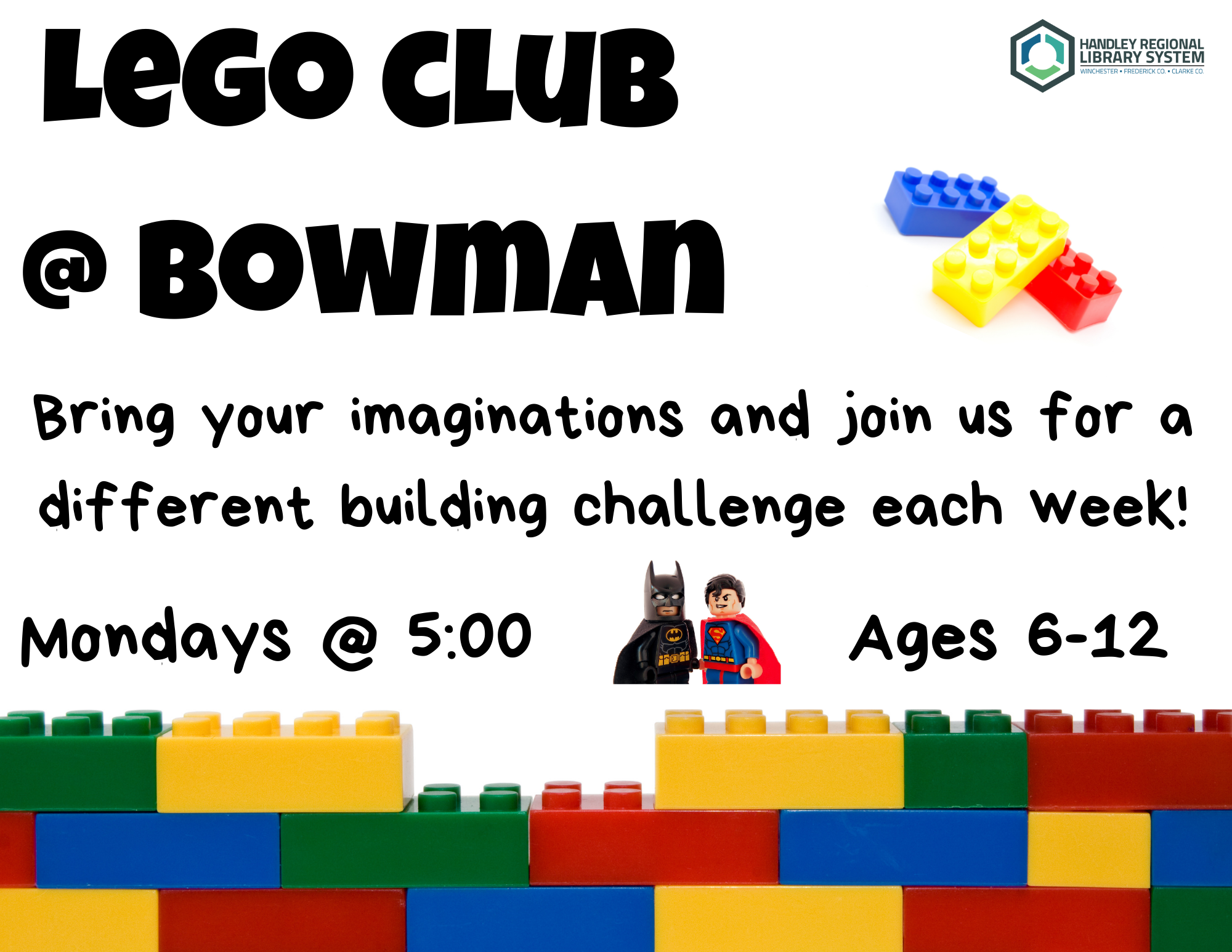 Lego Club @ Bowman Library