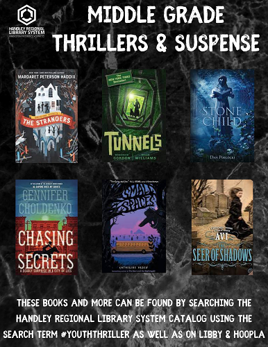 Middle Grade Thriller and Suspense Book Covers