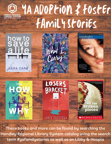 YA Adoption and Foster Families Book Covers