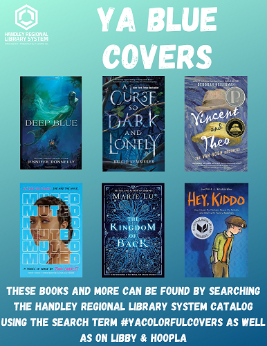 Teen Book Talk Blue Covers