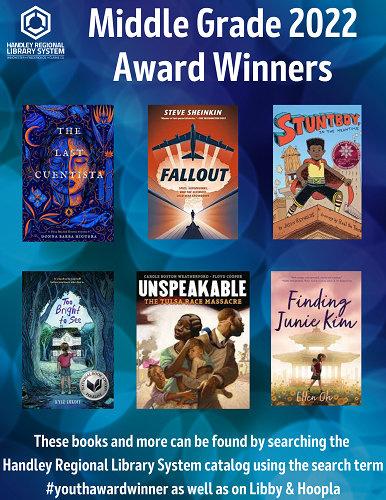 Middle Grade 2022 Award Winners Book Covers
