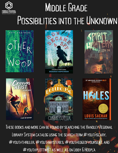 Middle Grade Possibilities into the Unknown Book Covers