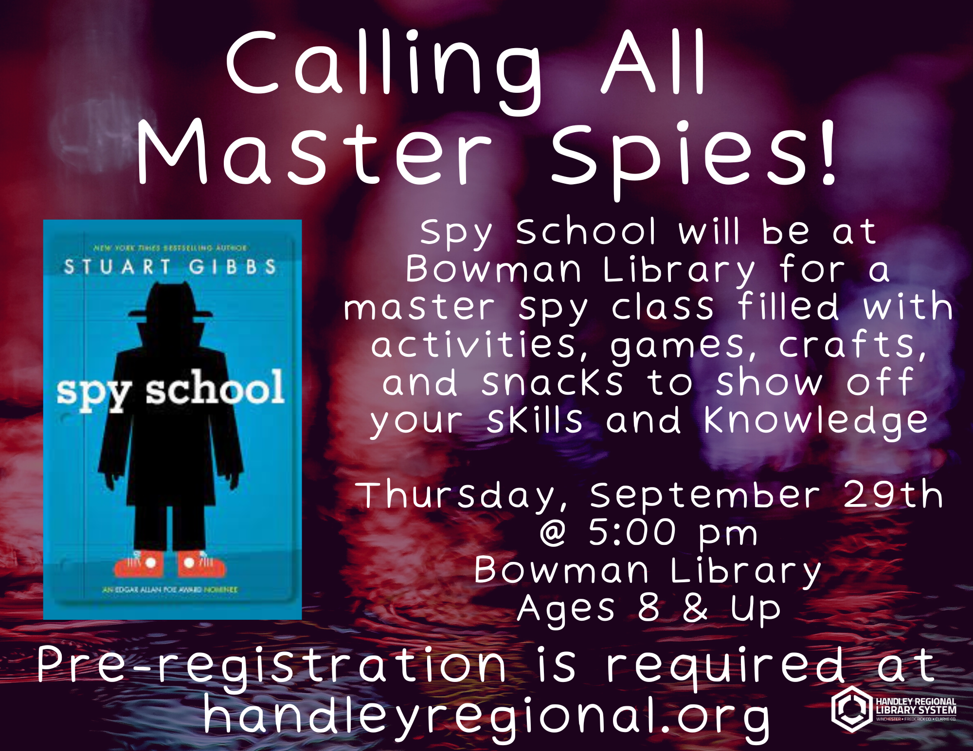 Spy School Party Poster