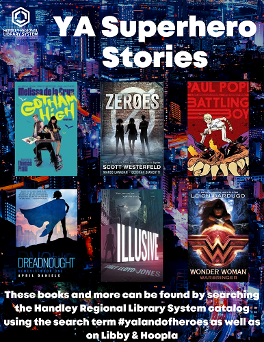 YA Superhero Stories Book Covers