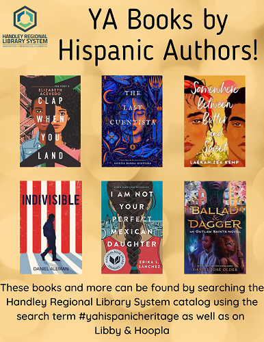 YA Hispanic Authors Book Covers