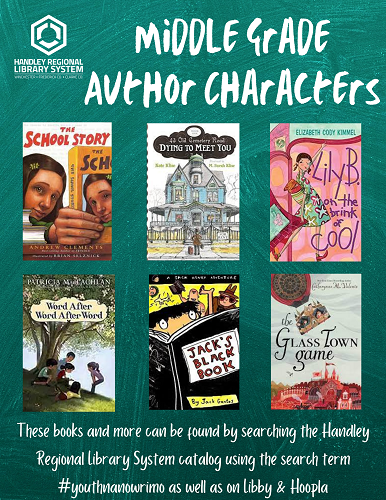 Middle Grade Characters as Authors Book Covers