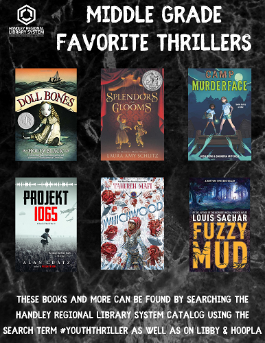 Middle Grade Favorite Thrillers Book Covers
