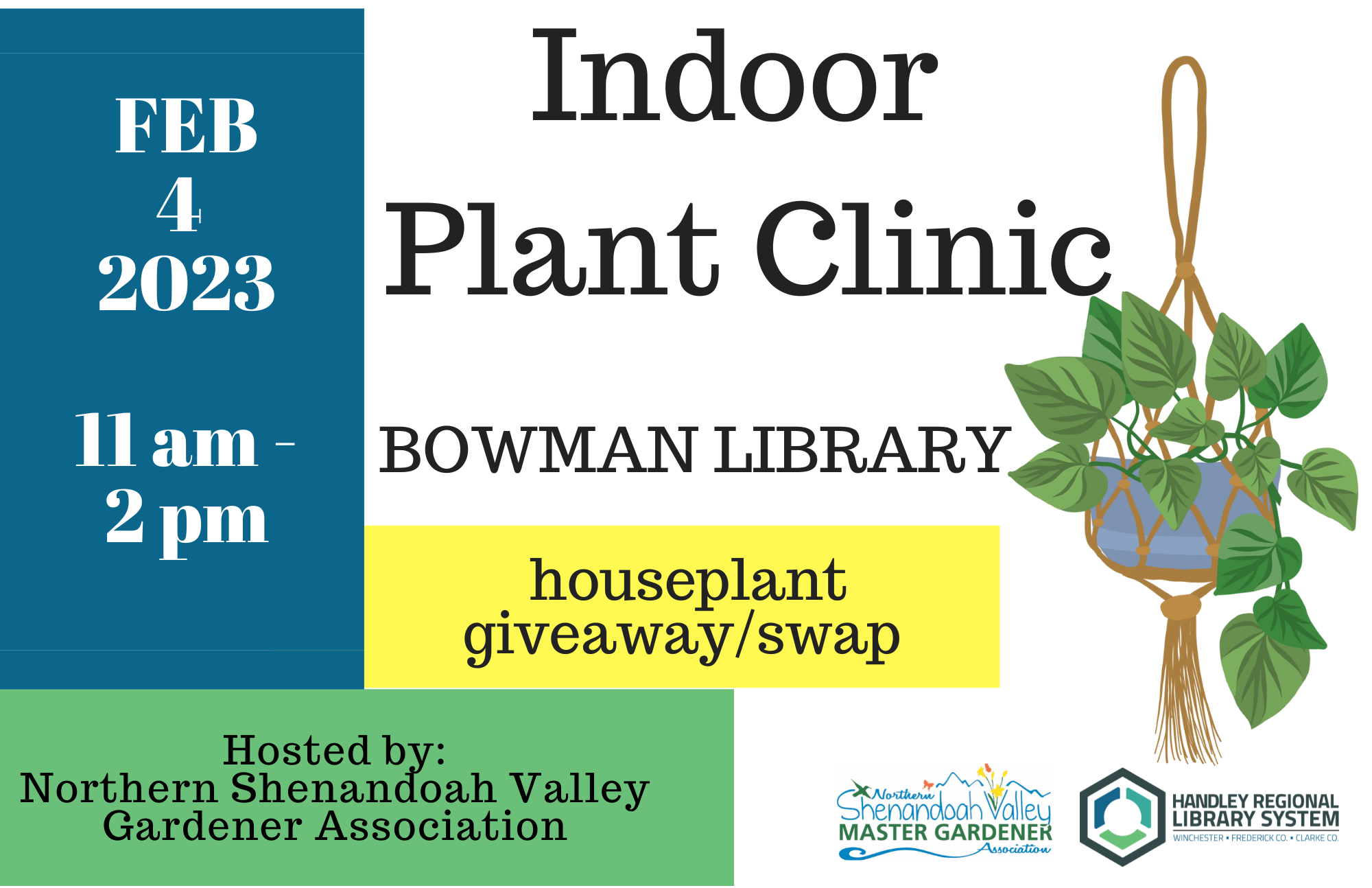 Indoor Plant Clinic 2023
