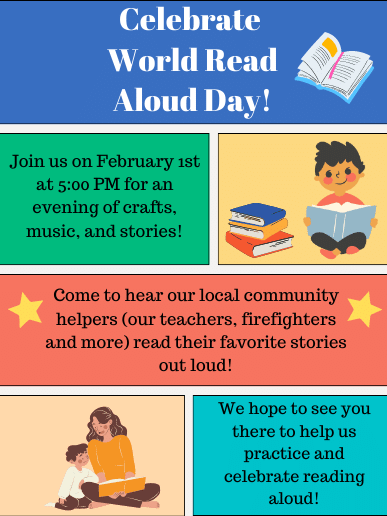 World Read Aloud Day promotion