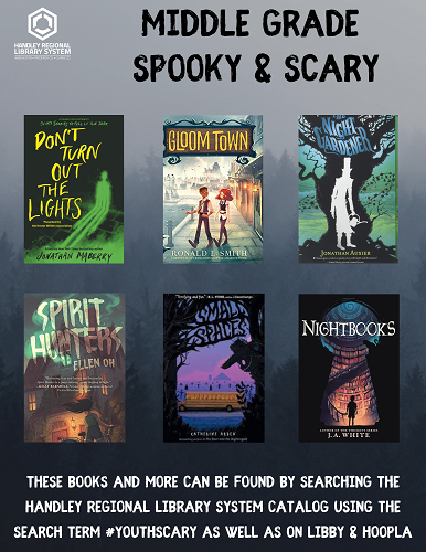 Middle Grade Scary Reads Book Covers