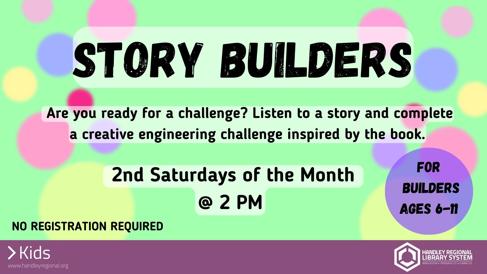 Story Builders slide