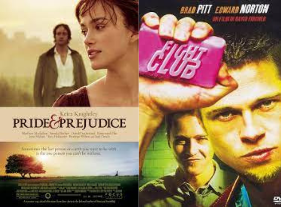 Fight club and Pride and Prejudice