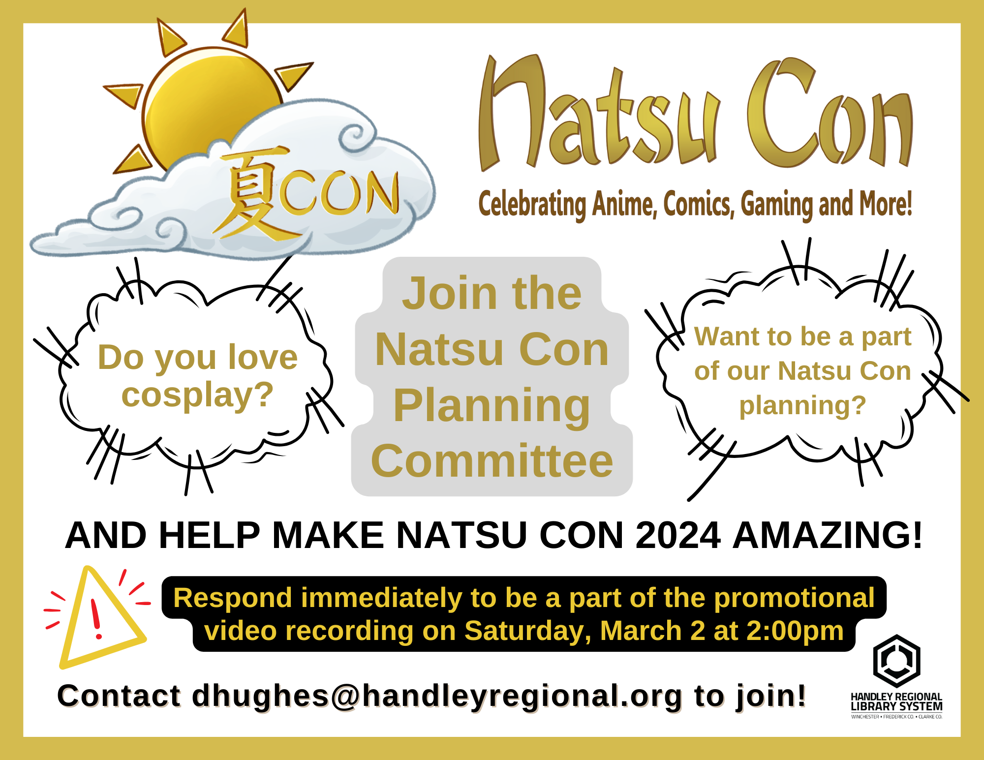 Natsu Con Planning Committee Poster