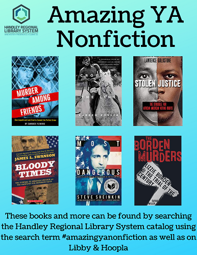 YA Nonfiction pt. 5 Book Covers
