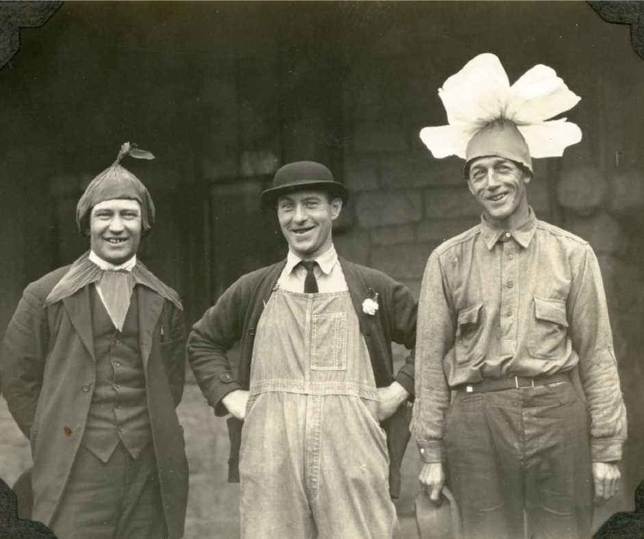 Three Men with Hats