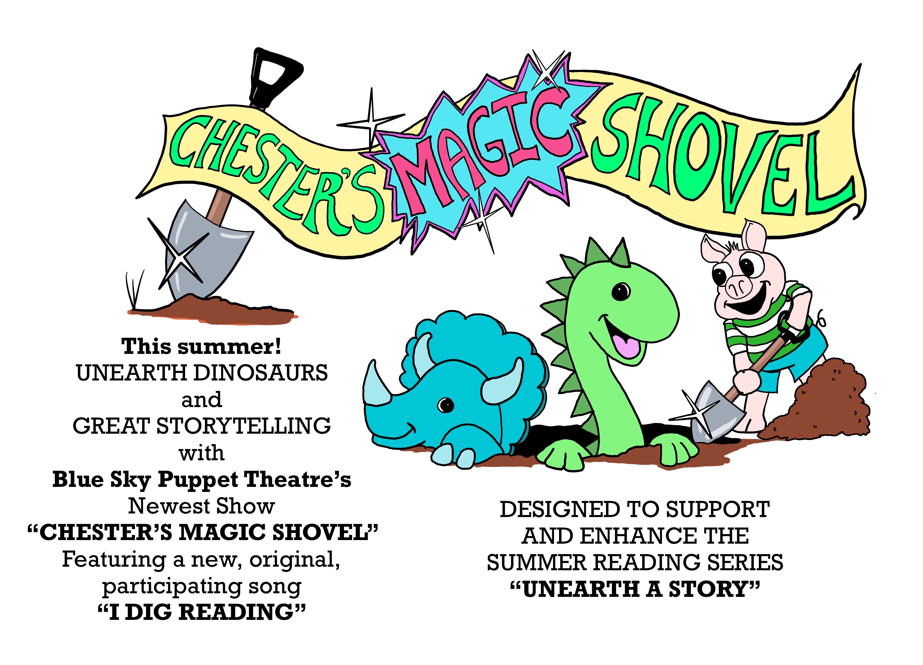 Cartoon characters and program description