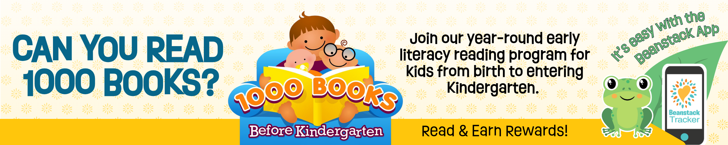 1000 Books before kindergarten
