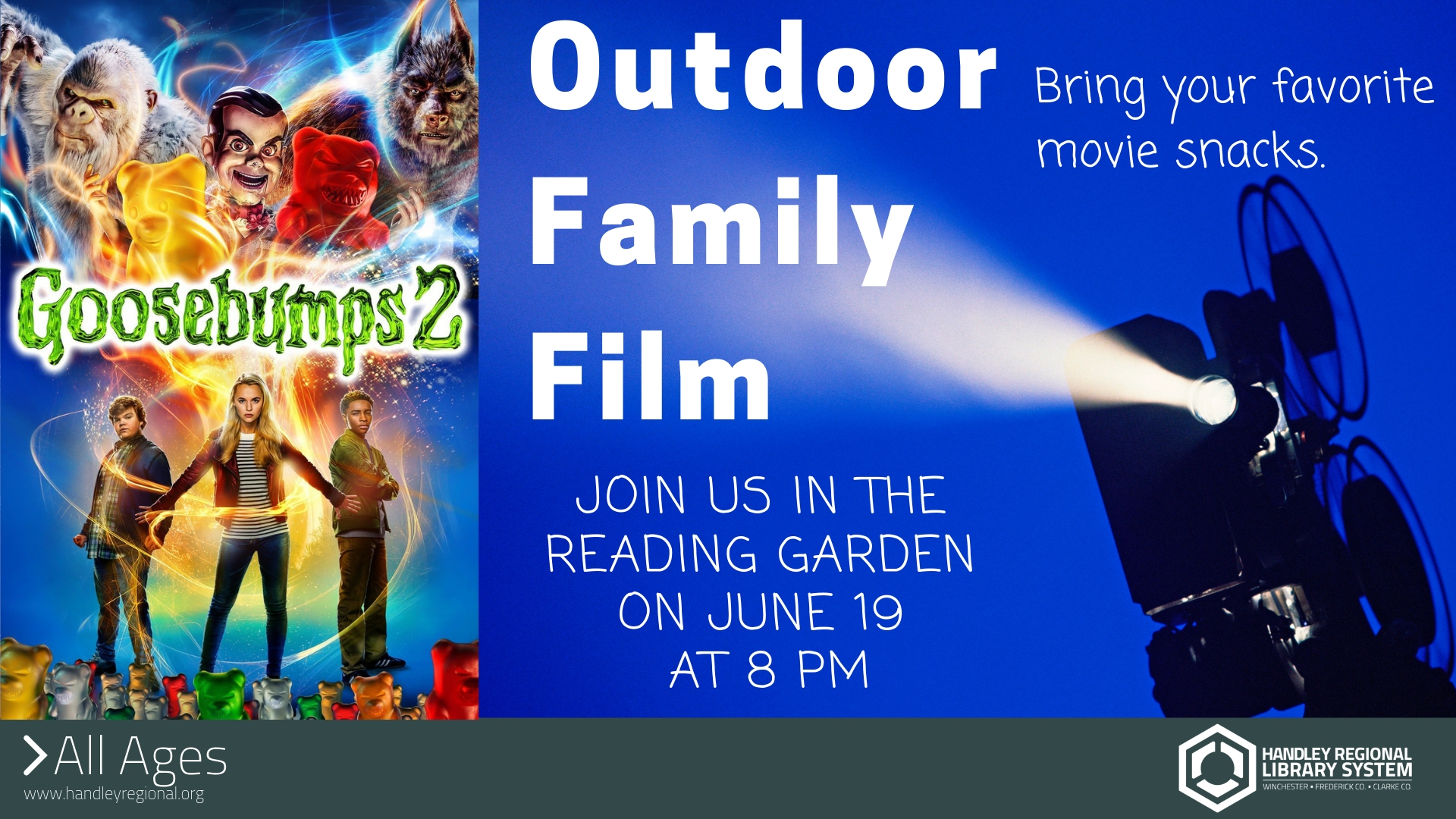 "Goosebumps 2" Family Film slide