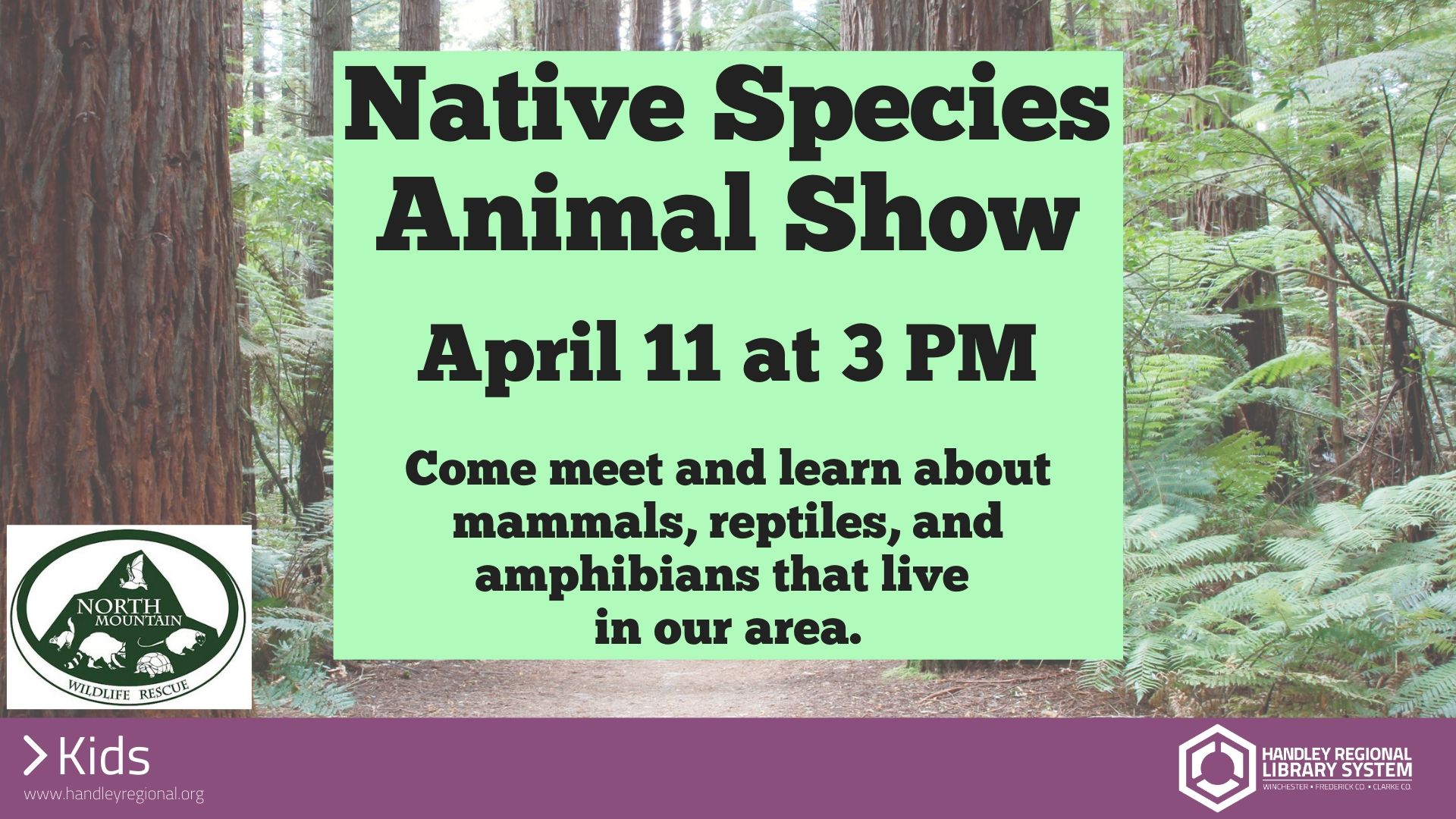 Native Species Animal Show Slide