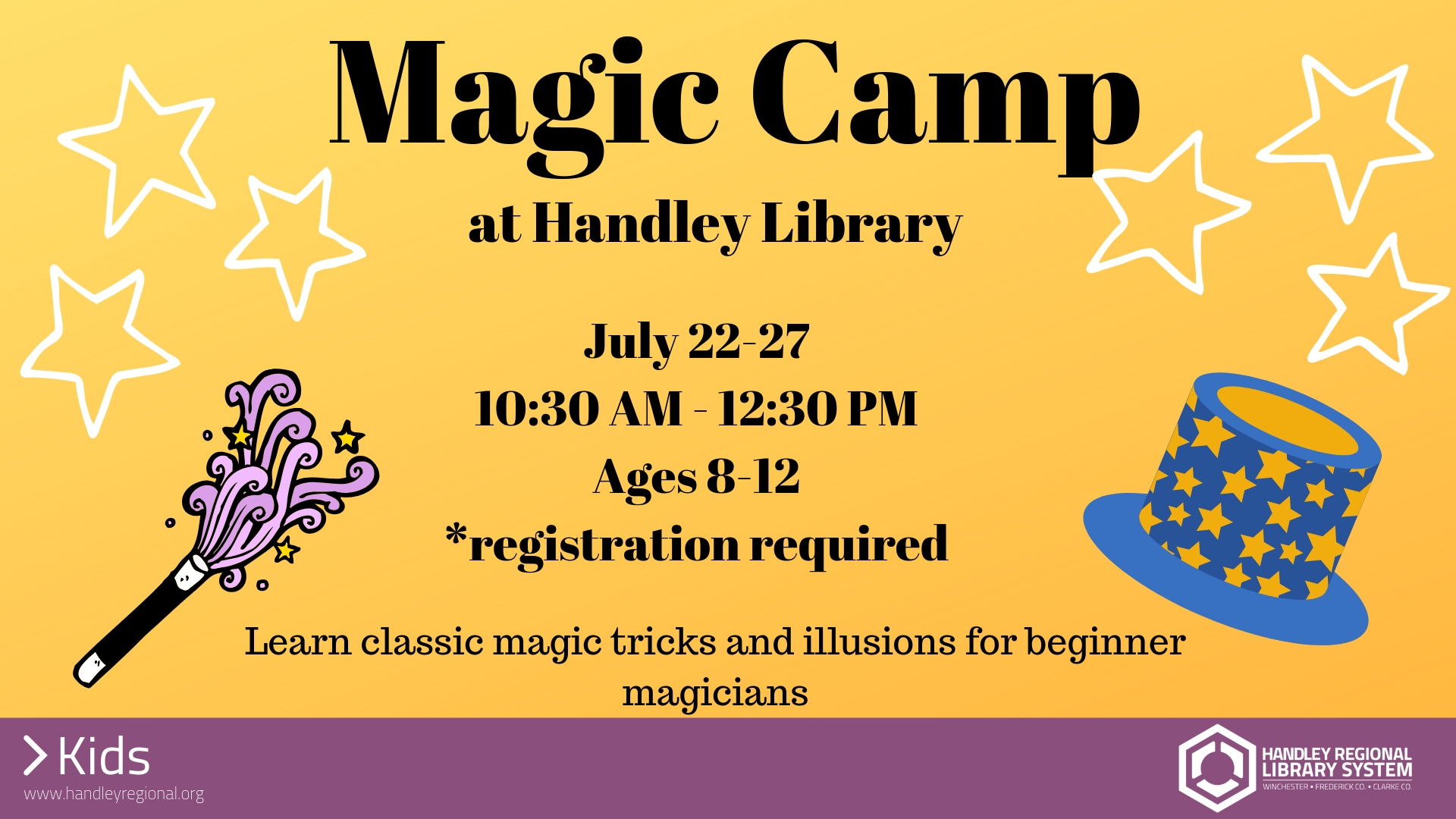 Slide for Magic Camp
