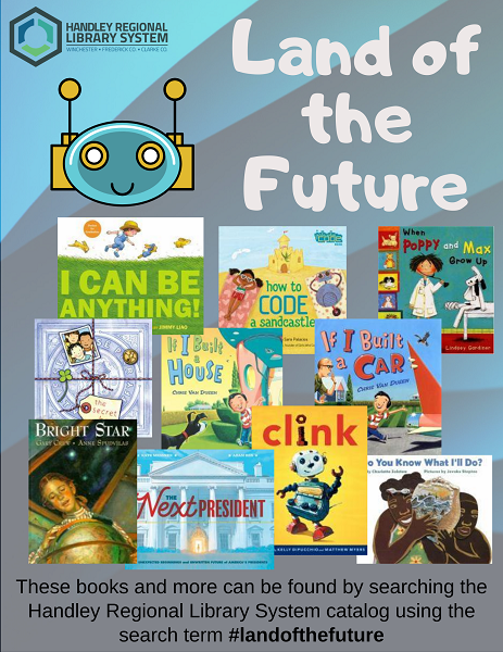 Land of future book Graphic for Pre-Readers