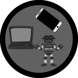 Land of future Black and White Readers Badge