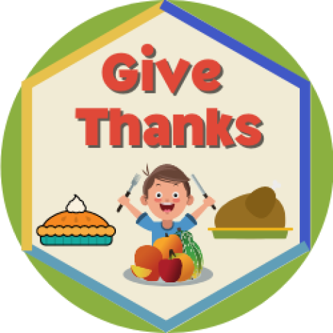 Give Thanks Badge