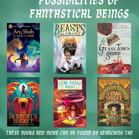 Middle Grade Possibilities of Fantastical Beings Book Covers