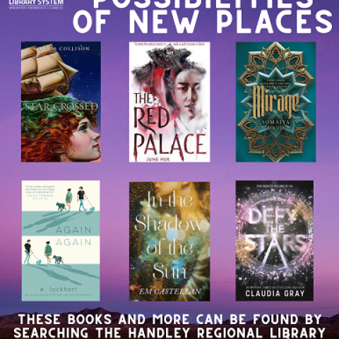 YA Possibilities of New Places Book Covers
