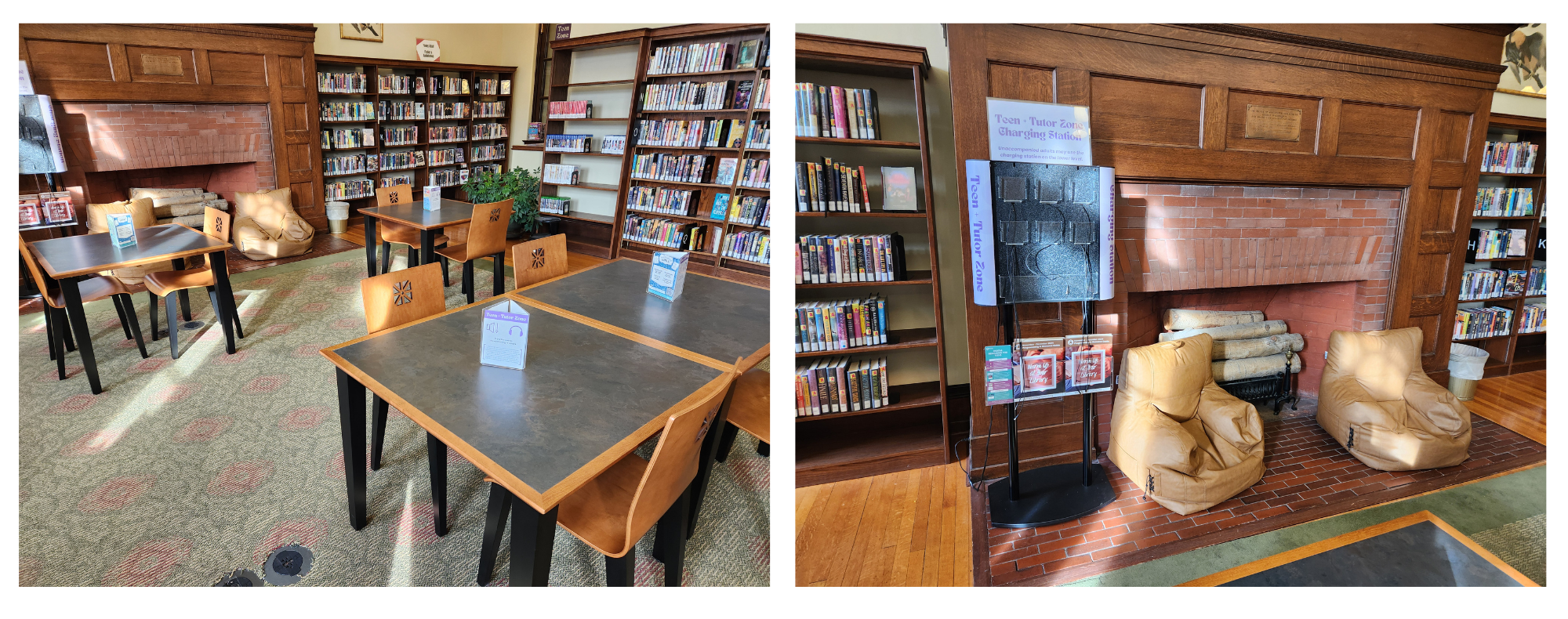 Tables and Beanbag Chairs