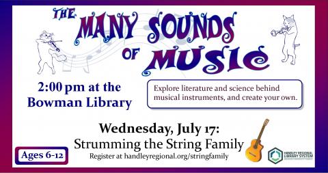 Many Sounds of Music Strings