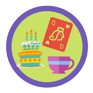 Merry Unbirthdays Reader Badge