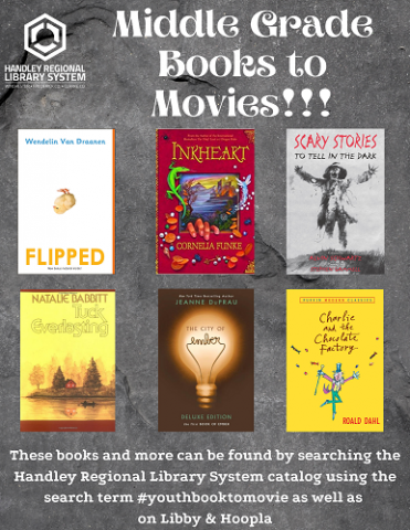 Middle Grade Books to Movies Covers