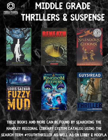 Middle Grade Thrillers & Suspense Book Covers