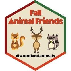 Fall Animal Badge