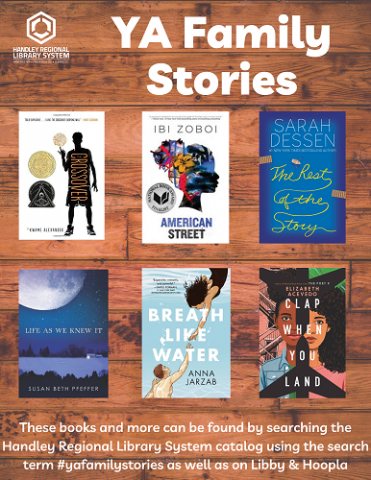 YA Family Stories Book Covers