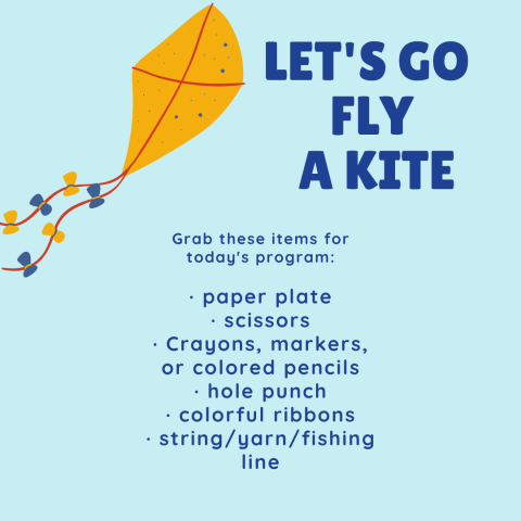 supply list for Let's Go Fly a Kite