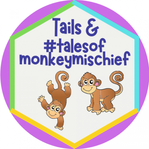 Monkey Mischief Badge