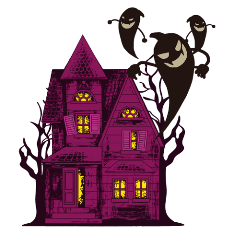 Haunted House Graphic