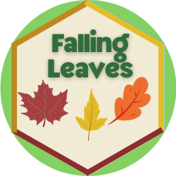 Falling Leaves Badge