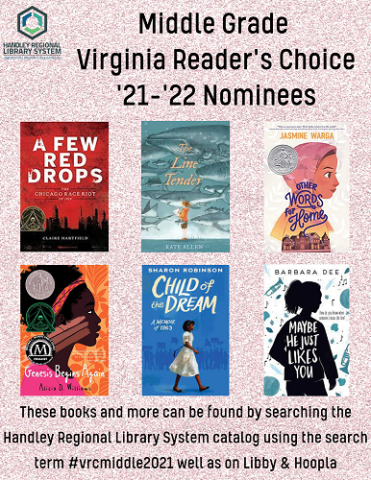 21-22 Middle Grade VRC Titles Book Covers