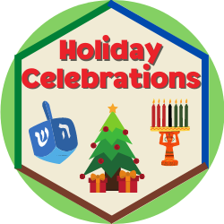 holiday badge