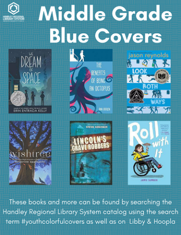 Middle Grade Book Talk Blue Covers
