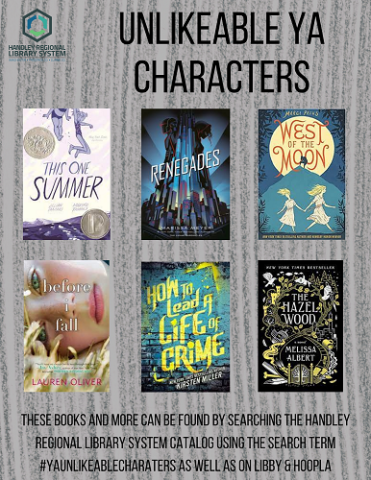 YA Unlikeable Characters Book Covers
