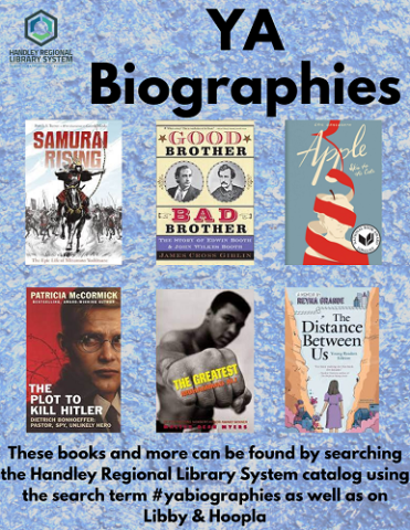 YA Biographies Book Covers