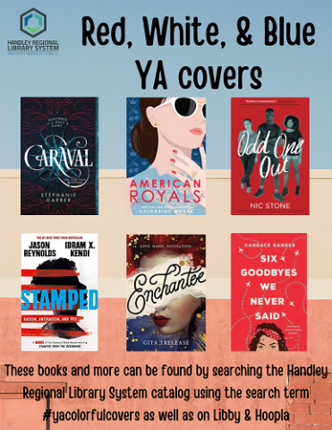 Teen Red, White, and Blue Book Covers